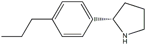 (2S)-2-(4-PROPYLPHENYL)PYRROLIDINE Structure