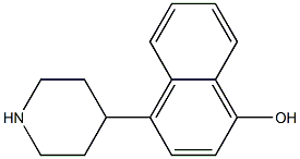 4-PIPERIDIN-4-YL-NAPHTHALEN-1-OL Struktur