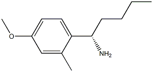 (1S)-1-(4-METHOXY-2-METHYLPHENYL)PENTYLAMINE Struktur