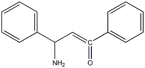 3-AMINO-1,3-DIPHENYL-PROPENONE Struktur