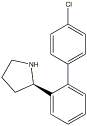 (2R)-2-[2-(4-CHLOROPHENYL)PHENYL]PYRROLIDINE Struktur