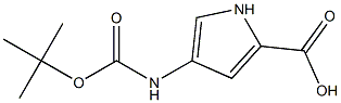 4-TERT-BUTOXYCARBONYLAMINO-1H-PYRROLE-2-CARBOXYLIC ACID Struktur