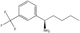 (1R)-1-[3-(TRIFLUOROMETHYL)PHENYL]PENTYLAMINE Struktur