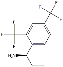 (1R)-1-[2,4-BIS(TRIFLUOROMETHYL)PHENYL]PROPYLAMINE Struktur