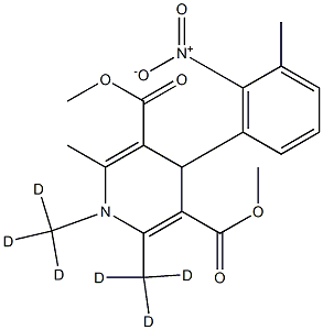 NIFEDIPINE-D6 Struktur