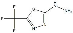 (5-TRIFLUOROMETHYL-[1,3,4]THIADIAZOL-2-YL)-HYDRAZINE Struktur
