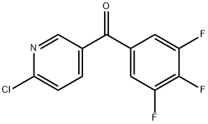 2-CHLORO-5-(3,4,5-TRIFLUOROBENZOYL)PYRIDINE|