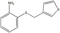 2-[(THIEN-3-YLMETHYL)THIO]ANILINE Struktur