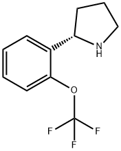 [2-((2S)PYRROLIDIN-2-YL)PHENOXY]TRIFLUOROMETHANE Structure