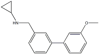 (1S)CYCLOPROPYL[3-(3-METHOXYPHENYL)PHENYL]METHYLAMINE Struktur