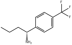 (1R)-1-[4-(TRIFLUOROMETHYL)PHENYL]BUTYLAMINE Struktur