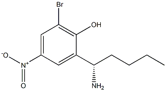 2-((1S)-1-AMINOPENTYL)-6-BROMO-4-NITROPHENOL
