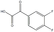 3,4-DIFLUOROBENZOYLFORMIC ACID Struktur