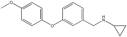 (1R)CYCLOPROPYL[3-(4-METHOXYPHENOXY)PHENYL]METHYLAMINE Structure