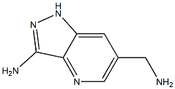 6-(AMINOMETHYL)-1H-PYRAZOLO[4,3-B]PYRIDIN-3-AMINE Struktur
