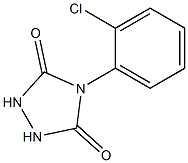 4-(2-CHLORO-PHENYL)-[1,2,4]TRIAZOLIDINE-3,5-DIONE Struktur