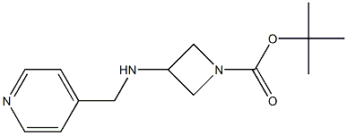 1-BOC-3-[(PYRIDIN-4-YLMETHYL)-AMINO]-AZETIDINE Struktur