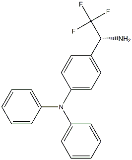 [4-((1R)-1-AMINO-2,2,2-TRIFLUOROETHYL)PHENYL]DIPHENYLAMINE Struktur