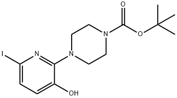 3-HYDROXY-6-IODO-2-(4-TERT-BUTOXYCARBONYLPIPERAZIN-1-YL)-PYRIDINE|3-HYDROXY-6-IODO-2-(4-TERT-BUTOXYCARBONYLPIPERAZIN-1-YL)-PYRIDINE