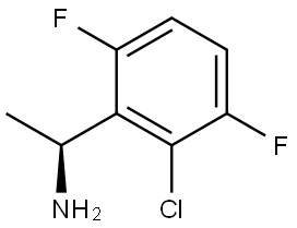 (1S)-1-(2-CHLORO-3,6-DIFLUOROPHENYL)ETHYLAMINE Struktur