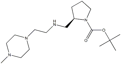 (R)-1-BOC-2-([(4-METHYL-PIPERAZIN-1-YLETHYL)-AMINO]-METHYL)-PYRROLIDINE Structure