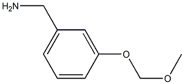 3-METHOXYMETHOXY-BENZYLAMINE Struktur