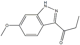 1-(6-METHOXY-1H-INDAZOL-3-YL)-PROPAN-1-ONE Struktur