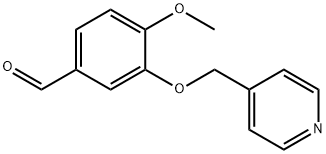 4-METHOXY-3-(PYRIDIN-4-YLMETHOXY)BENZALDEHYDE Struktur