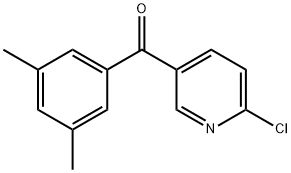 2-CHLORO-5-(3,5-DIMETHYLBENZOYL)PYRIDINE|