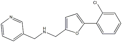 1-(5-(2-CHLOROPHENYL)-2-FURYL)-N-(PYRIDIN-3-YLMETHYL)METHANAMINE Struktur