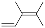 3,4-DIMETHYL-1,3-PENTADIENE Struktur