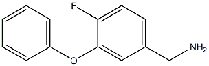 4-FLUORO-3-PHENOXYBENZYLAMINE Structure