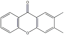 2,3-DIMETHYLXANTHEN-9-ONE Struktur