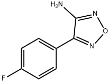 4-(4-FLUOROPHENYL)-1,2,5-OXADIAZOL-3-AMINE Struktur