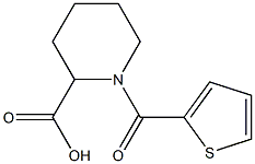 1-(THIEN-2-YLCARBONYL)PIPERIDINE-2-CARBOXYLIC ACID Struktur