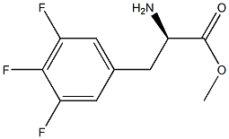 METHYL (2R)-2-AMINO-3-(3,4,5-TRIFLUOROPHENYL)PROPANOATE Struktur