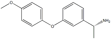 (1R)-1-[3-(4-METHOXYPHENOXY)PHENYL]ETHYLAMINE Struktur