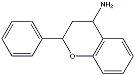 2-PHENYL-3,4-DIHYDRO-2H-CHROMEN-4-YLAMINE, , 結(jié)構(gòu)式