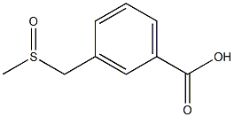 3-[(METHYLSULFINYL)METHYL]BENZOIC ACID Struktur