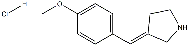 (E)-3-(4-METHOXYBENZYLIDENE)PYRROLIDINE HYDROCHLORIDE