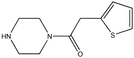 1-(THIEN-2-YLACETYL)PIPERAZINE Struktur