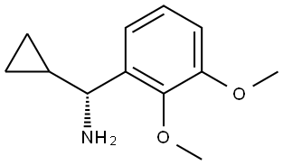(1R)(2,3-DIMETHOXYPHENYL)CYCLOPROPYLMETHYLAMINE Struktur