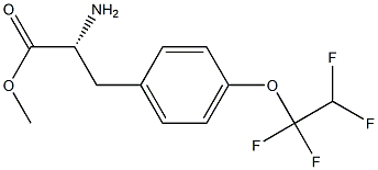 METHYL (2R)-2-AMINO-3-[4-(1,1,2,2-TETRAFLUOROETHOXY)PHENYL]PROPANOATE Struktur