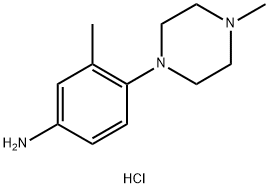 3-METHYL-4-(4-METHYLPIPERAZIN-1-YL)ANILINE DIHYDROCHLORIDE Struktur