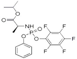 N-[(S)-(2,3,4,5,6-五氟苯氧基)苯氧基磷?；鵠-L-丙氨酸異丙酯