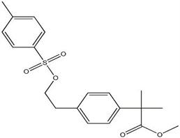 甲基-2-甲基-2-（4-2-對甲苯磺酰氧基乙基苯基異丙酯