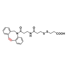 二苯并環(huán)辛炔-二硫鍵-羧基,DBCO-SS-Acid