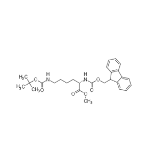methyl (2S)-6-{[(tert-butoxy)carbonyl]amino}-2-({[(9H-fluoren-9-yl)methoxy]carbonyl}amino)hexanoate