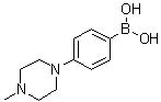 CAS 登錄號：229009-40-9, 4-(4-甲基哌嗪基)苯硼酸