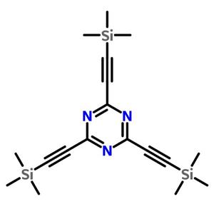 2,4,6-三((三甲基甲硅烷基)乙炔基)-1,3,5-三嗪